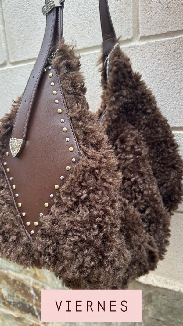 Bolso café rizo - Imagen 3