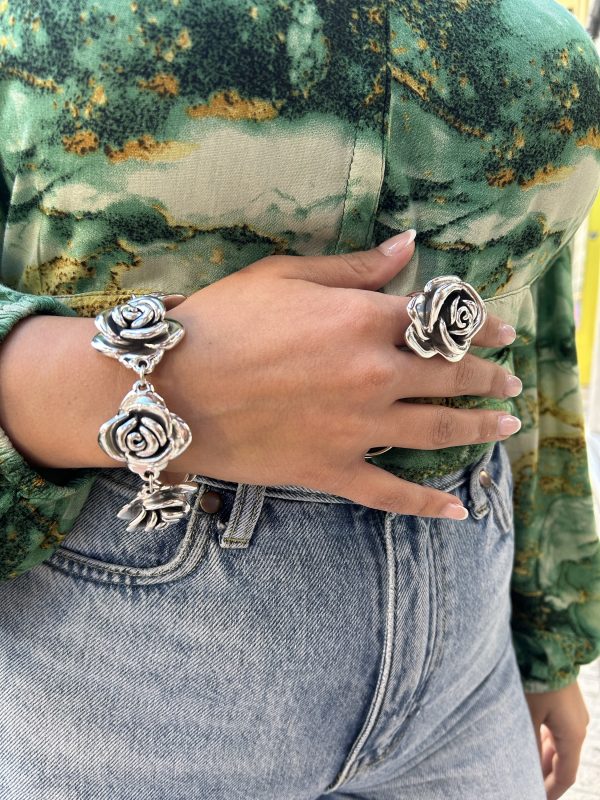 Pulsera Rosas grande