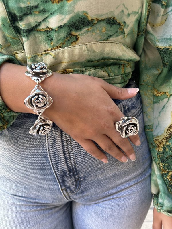 Pulsera Rosas grande - Imagen 2