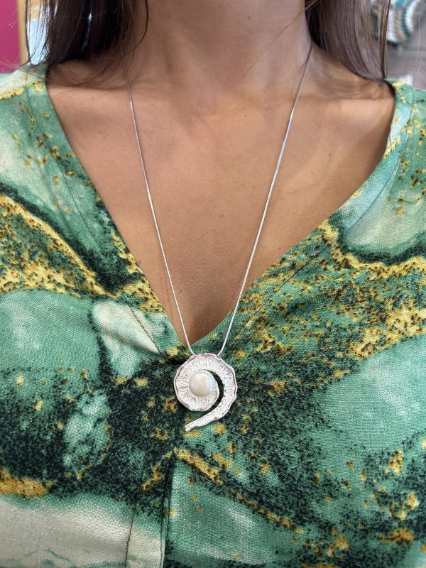 Collar perla caracola - Imagen 3