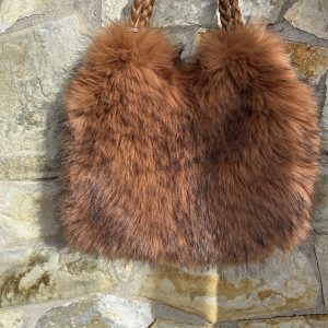 Bolso café de pelo Alex Max
