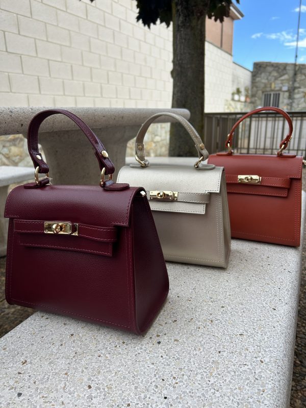 Bolso de piel naranja nueva colección - Imagen 2