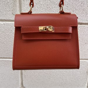 Bolso de piel naranja nueva colección