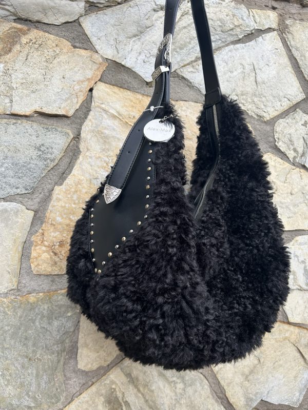 Bolso rizo negro - Imagen 2