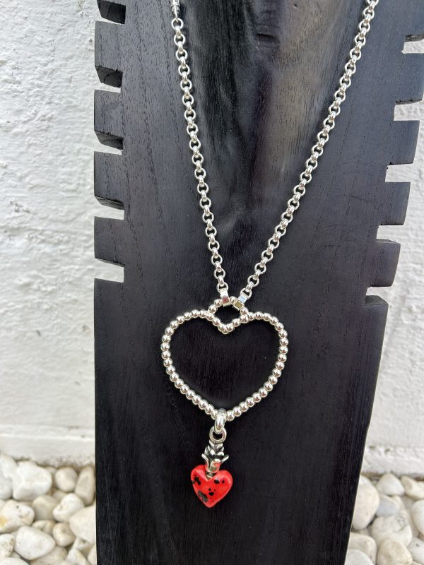 Collar flechazo corazón - Imagen 2