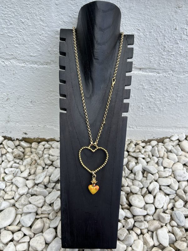 Collar Flechazo dorado Carolina Olivares