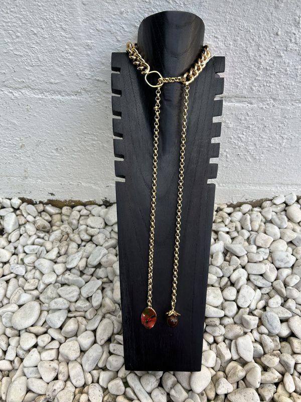 Collar Sígueme dorado Carolina Olivares - Imagen 2