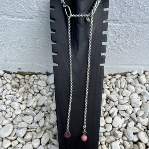 Collar Sígueme Plateado Carolina Olivares