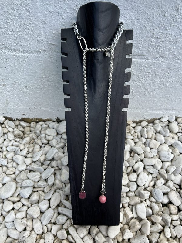 Collar Sígueme Plateado Carolina Olivares