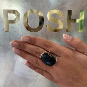 Anillo de plata Black Rainbow