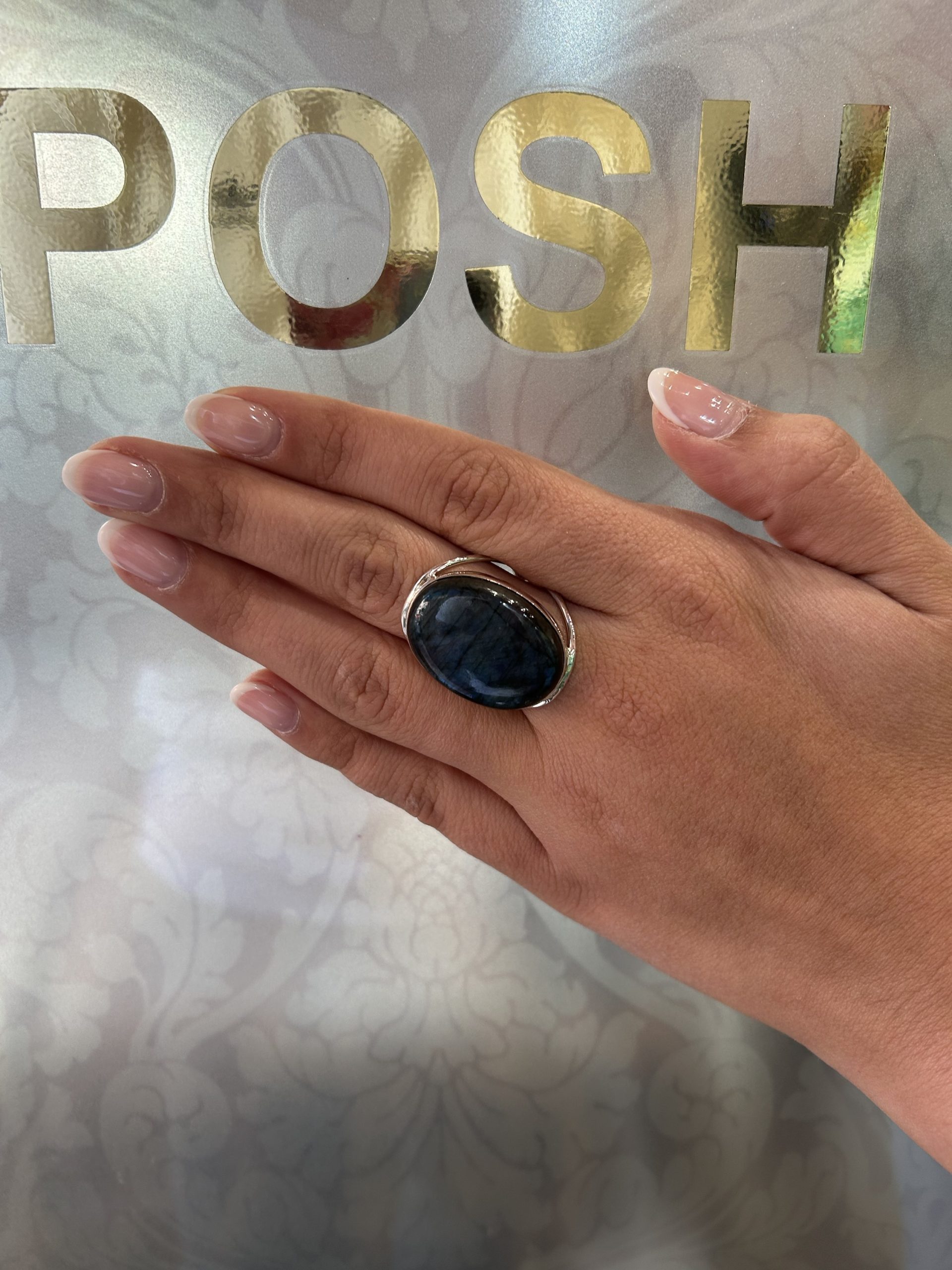 Anillo de plata Black Rainbow - Imagen 2