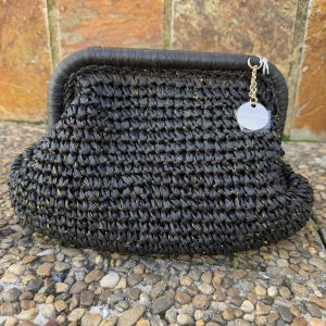 Bolso rafia negro Alex Max